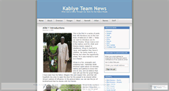 Desktop Screenshot of kabiye.wordpress.com