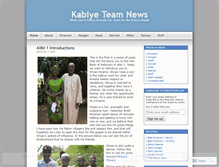 Tablet Screenshot of kabiye.wordpress.com