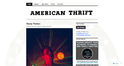 Desktop Screenshot of americanthrift.wordpress.com