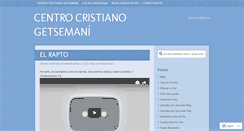 Desktop Screenshot of ccgetsemani.wordpress.com