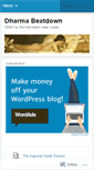 Mobile Screenshot of dharmabeatdown.wordpress.com