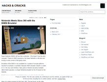 Tablet Screenshot of hacksandcracks.wordpress.com