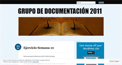 Desktop Screenshot of documentacion2011.wordpress.com