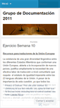 Mobile Screenshot of documentacion2011.wordpress.com