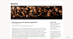 Desktop Screenshot of boychoir.wordpress.com