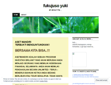 Tablet Screenshot of fukujuso.wordpress.com