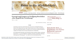 Desktop Screenshot of menschenrechterziehen.wordpress.com