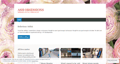 Desktop Screenshot of lifeobsessions.wordpress.com