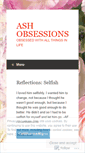 Mobile Screenshot of lifeobsessions.wordpress.com