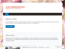 Tablet Screenshot of lifeobsessions.wordpress.com