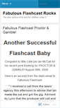 Mobile Screenshot of fabulousflashcastrocks.wordpress.com