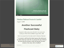 Tablet Screenshot of fabulousflashcastrocks.wordpress.com