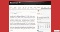 Desktop Screenshot of belovedstranger.wordpress.com