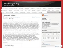 Tablet Screenshot of belovedstranger.wordpress.com