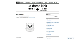 Desktop Screenshot of ladamenoir.wordpress.com