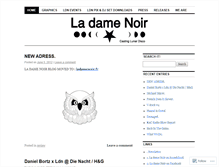 Tablet Screenshot of ladamenoir.wordpress.com