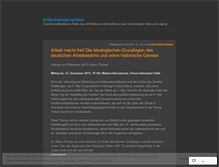 Tablet Screenshot of kritischeintervention.wordpress.com