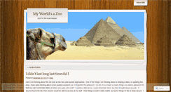 Desktop Screenshot of myworldsazoo.wordpress.com