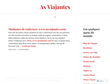 Tablet Screenshot of blogasviajantes.wordpress.com