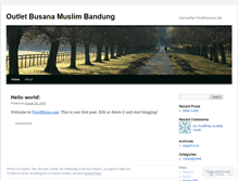 Tablet Screenshot of outletbusanamuslim.wordpress.com