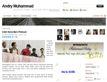 Tablet Screenshot of andrymuhammad.wordpress.com