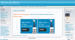 Desktop Screenshot of floresde.wordpress.com
