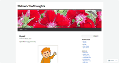 Desktop Screenshot of 2bitsworthofthoughts.wordpress.com