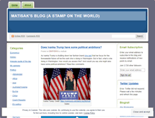 Tablet Screenshot of matisak.wordpress.com