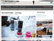 Tablet Screenshot of outdoorlabs.wordpress.com