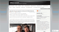 Desktop Screenshot of bibliotecadepoezie.wordpress.com