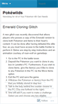 Mobile Screenshot of pokewiids.wordpress.com