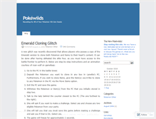Tablet Screenshot of pokewiids.wordpress.com
