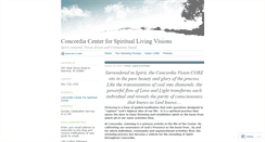 Desktop Screenshot of concordiavisions.wordpress.com