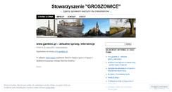 Desktop Screenshot of groszowice.wordpress.com