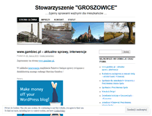 Tablet Screenshot of groszowice.wordpress.com