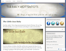 Tablet Screenshot of dailyhottentots.wordpress.com