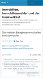 Mobile Screenshot of immobilienvermittler.wordpress.com