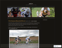 Tablet Screenshot of peakroadclub.wordpress.com