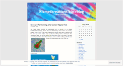 Desktop Screenshot of kizmetkreations.wordpress.com