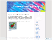 Tablet Screenshot of kizmetkreations.wordpress.com