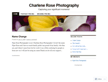 Tablet Screenshot of charlenerose.wordpress.com