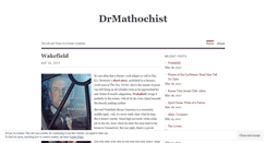 Desktop Screenshot of drmathochist.wordpress.com