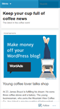 Mobile Screenshot of coffeenews.wordpress.com