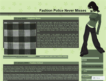 Tablet Screenshot of fashionpolicenevermisses.wordpress.com