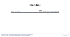 Desktop Screenshot of mandinj.wordpress.com