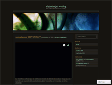 Tablet Screenshot of alejandrajr.wordpress.com