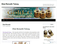 Tablet Screenshot of obatrematiktulangblog.wordpress.com