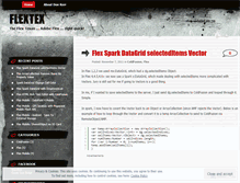 Tablet Screenshot of flextex.wordpress.com