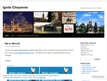 Tablet Screenshot of ignitecheyenne.wordpress.com