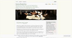 Desktop Screenshot of localfoodgal.wordpress.com